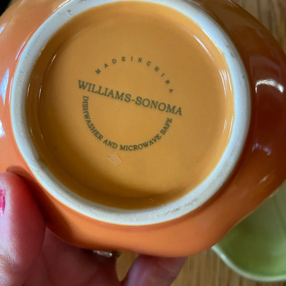 3 Williams Sonoma Ceramic Tomato Dishes